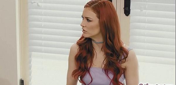  Flirting teens Jayden Cole Scarlett Mae Jayme Rae swept up in the eroticism of the moment